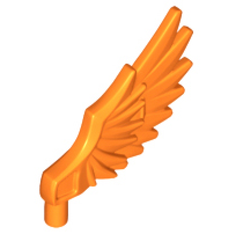 Vleugel met Veren Orange